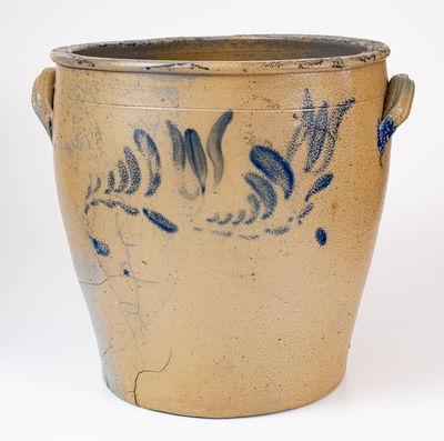 Monumental (8 or more Gal.) Stoneware Jar att. J. Swank, Johnstown, PA Dated