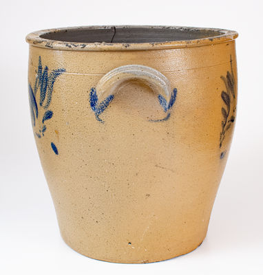 Monumental (8 or more Gal.) Stoneware Jar att. J. Swank, Johnstown, PA Dated 