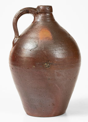 Extremely Rare and Important EDWARD WEBSTER, Fayetteville, NC Stoneware Jug
