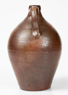 Extremely Rare and Important EDWARD WEBSTER, Fayetteville, NC Stoneware Jug