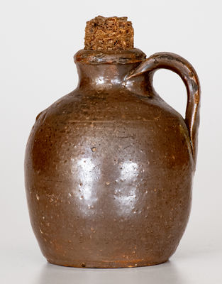Very Unusual NC Stoneware Jug Inscribed 