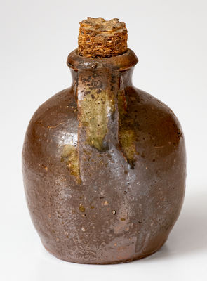 Very Unusual NC Stoneware Jug Inscribed "Moore's Christmas Toy"