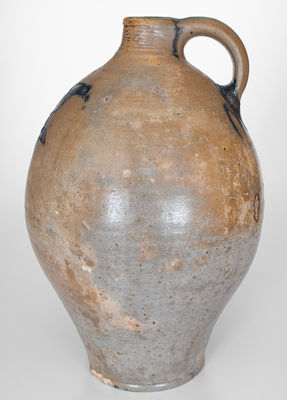 Connecticut Stoneware Jug w/ Incised Bird Decoration