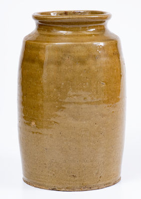 Rare NEWBERRY, SC Stoneware Advertising Jar, Edgefield District, SC origin