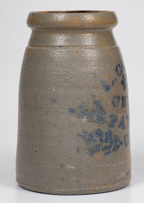 A. CONRAD / NEW GENEVA / FAYETTE CO., PA Stoneware Canning Jar