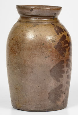 Att. G. N. Fulton, Alleghany County, VA Stoneware Jar w/ Profuse Decoration
