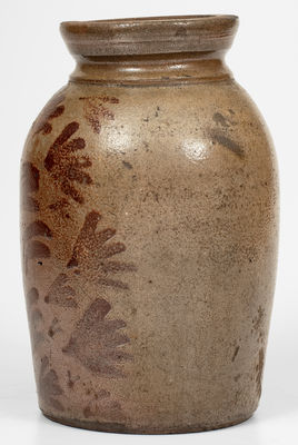 Att. G. N. Fulton, Alleghany County, VA Stoneware Jar w/ Profuse Decoration