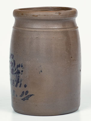 Small-Sized PALATINE, W. VA Stoneware Canning Jar