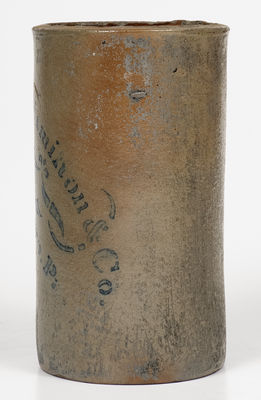 Narrow James Hamilton & Co. / Greensboro, PA Stoneware Canning Jar