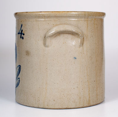 4 Gal. J. BURGER JR. / ROCHESTER, NY Stoneware Crock