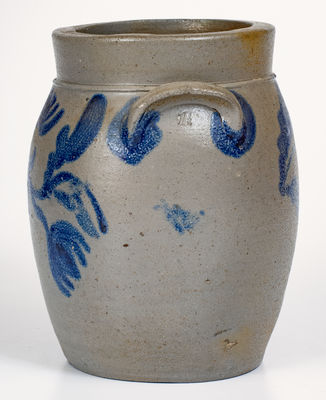 Huntingdon County, Pennsylvania Stoneware Jar w/ Floral Decoration