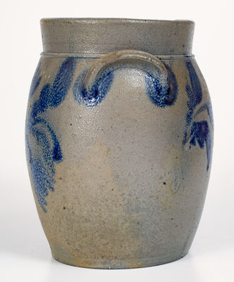 Huntingdon County, Pennsylvania Stoneware Jar w/ Floral Decoration
