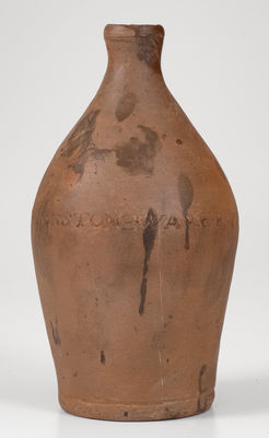 Rare PAUL CUSHMAN'S STONEWARE FACTORY / 1809 Albany, NY Stoneware Jug