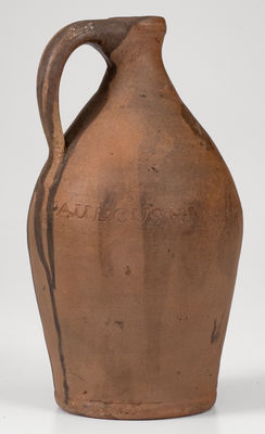 Rare PAUL CUSHMAN'S STONEWARE FACTORY / 1809 Albany, NY Stoneware Jug