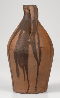 Rare PAUL CUSHMAN'S STONEWARE FACTORY / 1809 Albany, NY Stoneware Jug