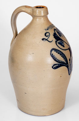 Fine Two-Gallon F. STETZENMEYER / ROCHESTER, NY Stoneware Jug