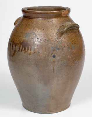 Stoneware Jar w/ Iron-Dipped Decoration, attrib. John Swann, Alexandria