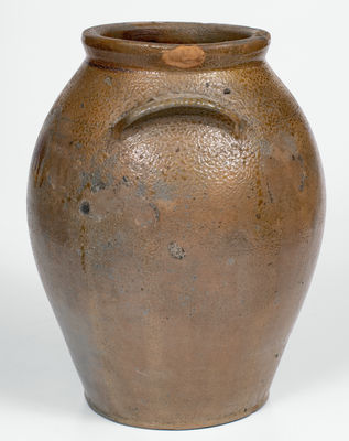 Stoneware Jar w/ Iron-Dipped Decoration, attrib. John Swann, Alexandria