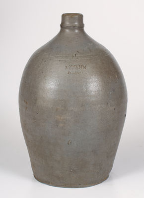 Scarce J. SWANN / ALEXA. (Alexandria, VA) Stoneware Jug