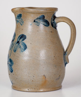 Unusual Baltimore, MD Stoneware Pitcher with Impressed Star, c1875