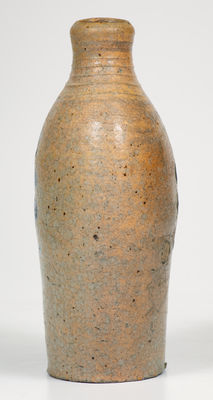 Rare attrib. David Clark, Cornwall, New York Stoneware Flask