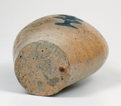 Rare attrib. David Clark, Cornwall, New York Stoneware Flask