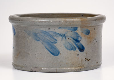 Attrib. Enoch Burnett, Washington, D.C. Stoneware Butter Crock