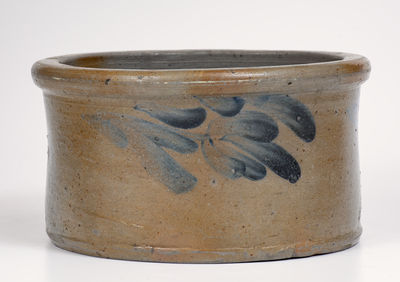 Attrib. Enoch Burnett, Washington, D.C. Stoneware Butter Crock