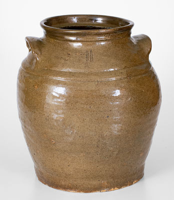 Scarce Stoneware Jar attrib. David Drake, Edgefield District, SC,