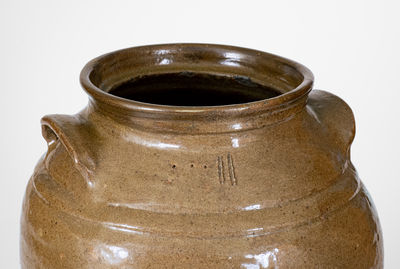 Scarce Stoneware Jar attrib. David Drake, Edgefield District, SC,