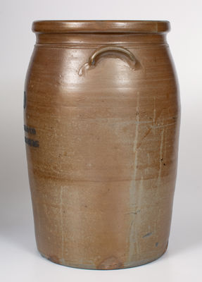 10 Gal. DONAGHHO CO. / PARKERSBURG, WV Stoneware Crock