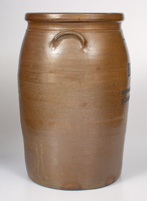 10 Gal. DONAGHHO CO. / PARKERSBURG, WV Stoneware Crock