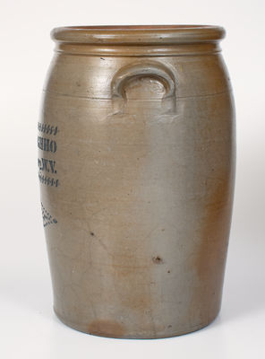 8 Gal. A. P. DONAGHHO / PARKERSBURG, WV Stoneware Crock