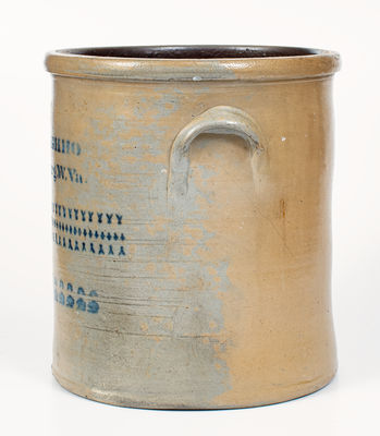 4 Gal. A. P. DONAGHHO / PARKERSBURG, WV Stoneware Crock
