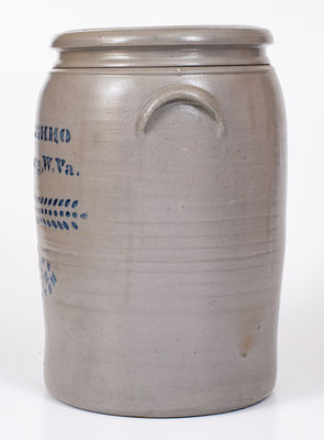 3 Gal. A. P. DONAGHHO / PARKERSBURG, West Virginia Stoneware Crock