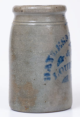 BAYLESS, McCARTHEY & CO. / LOUISVILLE, KY Stoneware Canning Jar
