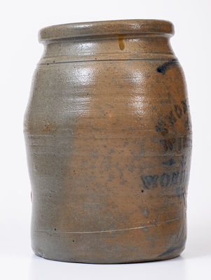 THOMPSON, WILLIAMS & CO. / MORGANTOWN, W. VA Stoneware Jar