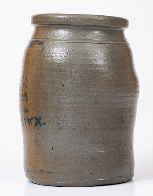 THOMPSON, WILLIAMS & CO. / MORGANTOWN, W. VA Stoneware Jar