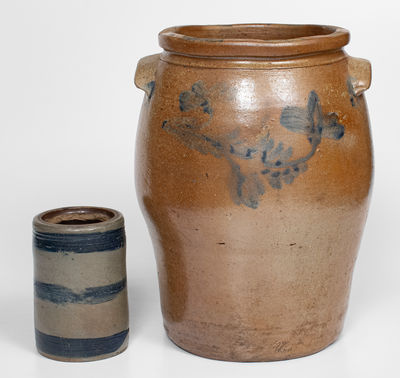 Lot of Two: American Stoneware Jars, Washington, D.C. and Western PA