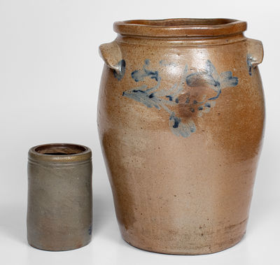 Lot of Two: American Stoneware Jars, Washington, D.C. and Western PA