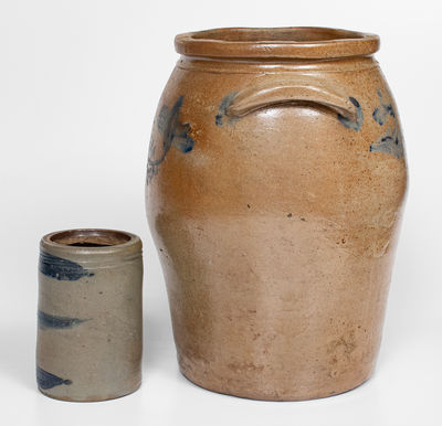 Lot of Two: American Stoneware Jars, Washington, D.C. and Western PA