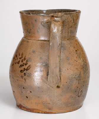Very Rare Whelchel Family, Gaffney, SC Stoneware Pitcher with Stenciled Decoration