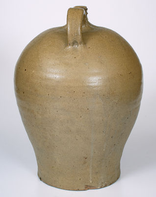 Fine 5-Gal. Edgefield Stoneware Double-Handled Jug, probably Pottersville, possibly David Drake