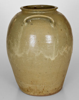 4 Gal. Kaolin Slip-Decorated Stoneware Jar attrib. Thomas Chandler, Edgefield District, SC