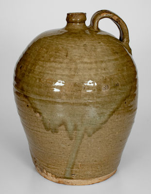 Rare Stoneware Jug Inscribed 