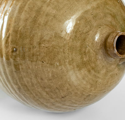 Rare Stoneware Jug Inscribed "B. F.," B. F. Landrum Factory, Edgefield District, SC