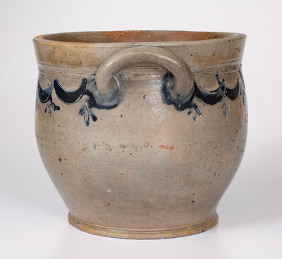 Extremely Rare Squat-Shaped COMMERAW S STONEWARE Jar (Thomas W. Commeraw, NYC)