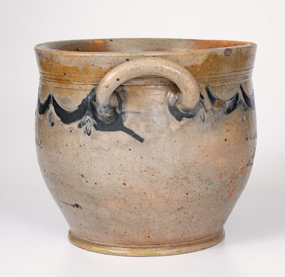 Extremely Rare Squat-Shaped COMMERAW S STONEWARE Jar (Thomas W. Commeraw, NYC)