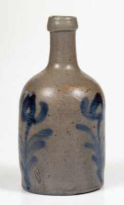 Rare Baltimore, MD Stoneware Bottle w/ Cobalt Decoration, circa 1830