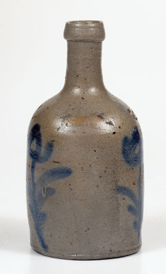 Rare Baltimore, MD Stoneware Bottle w/ Cobalt Decoration, circa 1830